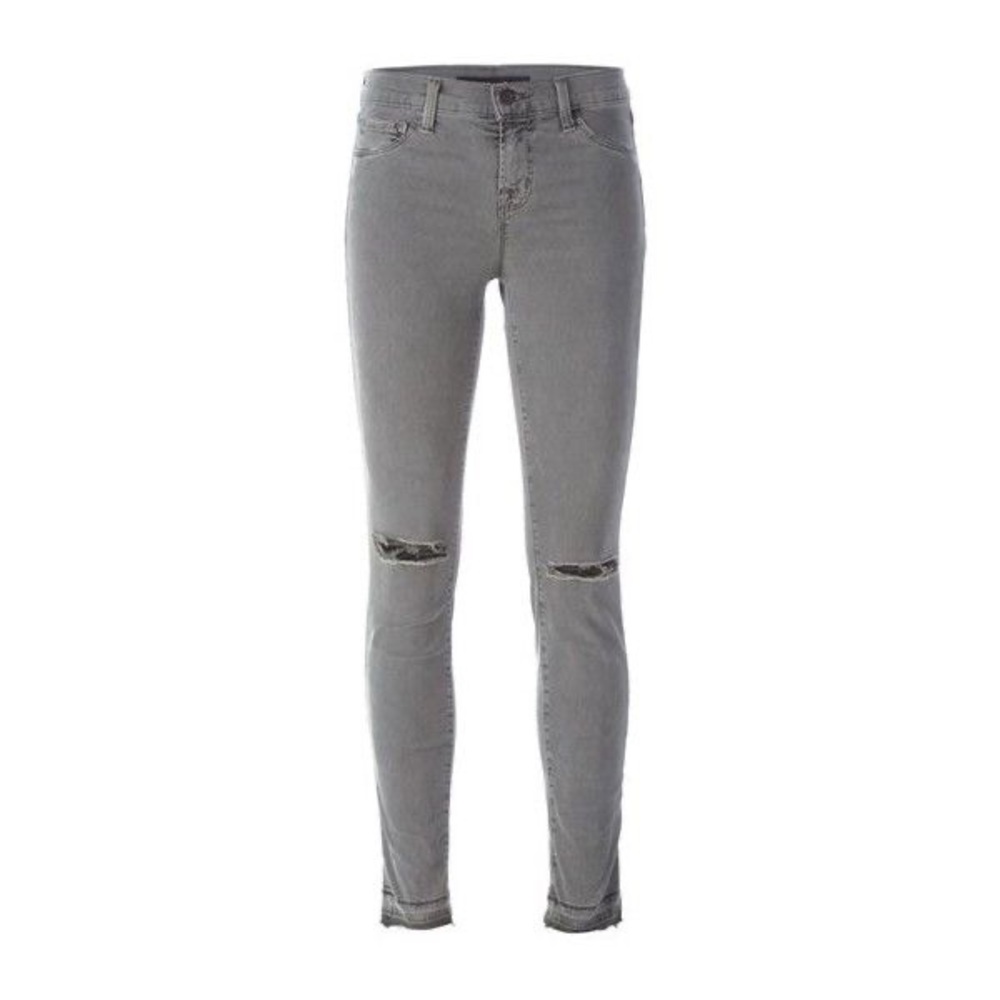 J Brand Grey Distressed Jeans